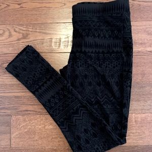 Mudd black printed jeggings